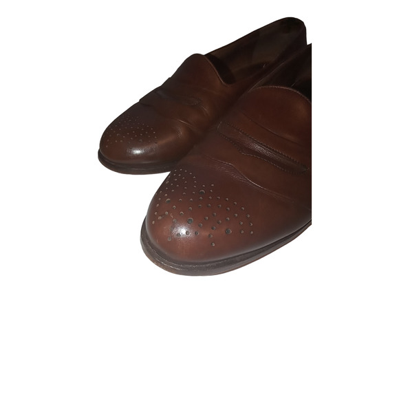 Men\'s BALLY of Switzerland Slip On Loafer Brown Dress Shoes 9.5 main image 8